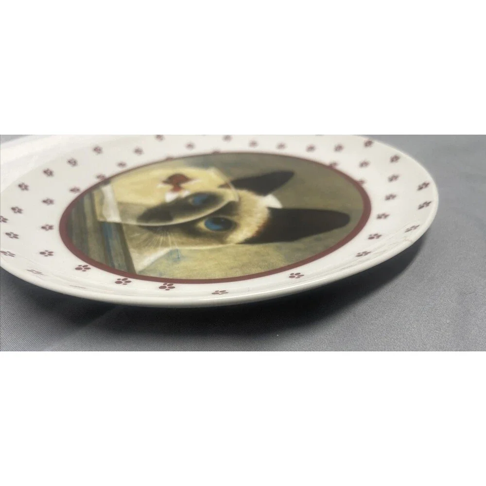 Vintage Vandor Lowell Herrero 1986 Cat Fish Collector Plate JAPAN 7.5
